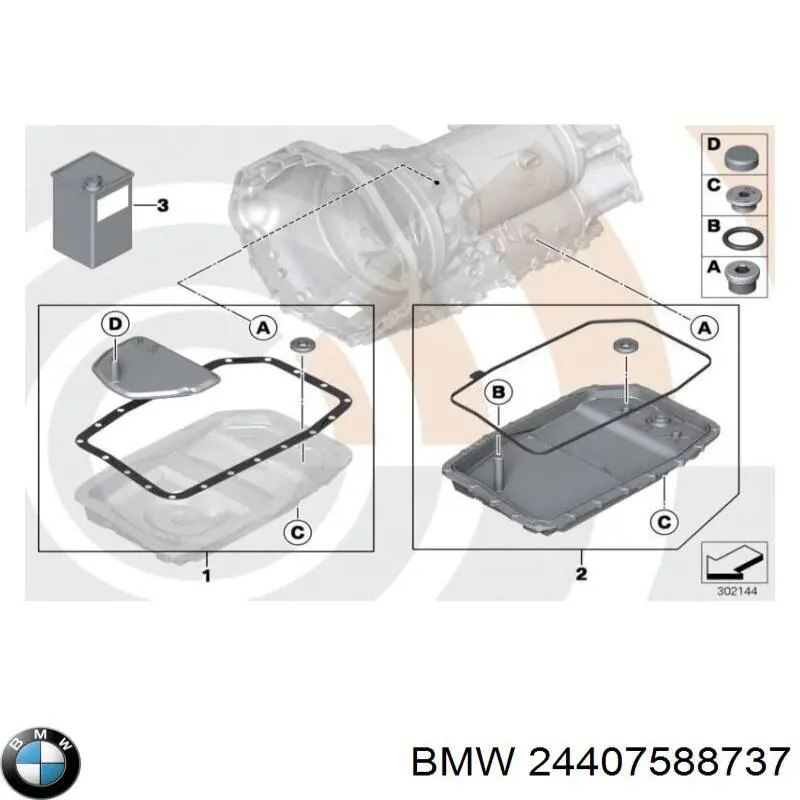 Convertidor de par 24407588737 BMW