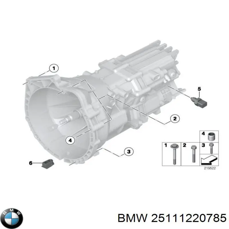 Palanca de cambios BMW 25111220785 precio, desde 43,08 EUR