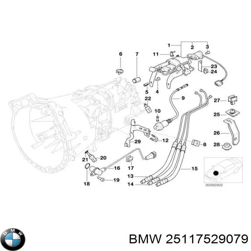 25117529079 BMW eje tensor de correa de transmision