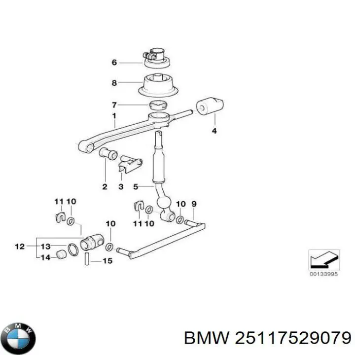 Eje tensor de correa de transmisión BMW 25117529079 precio, desde 7,11 EUR