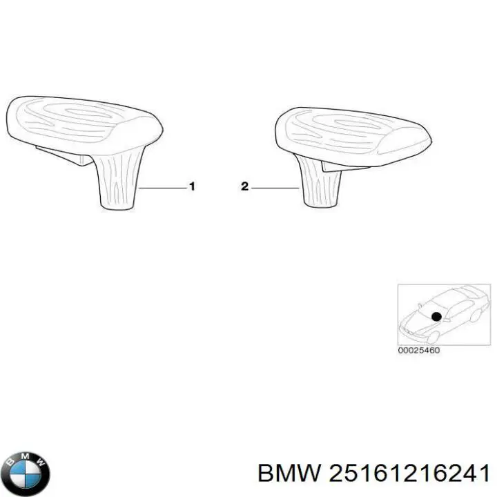  BMW 25161216241 precio, desde 24,90 EUR