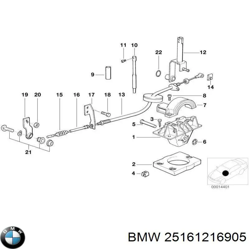  25161216905 BMW