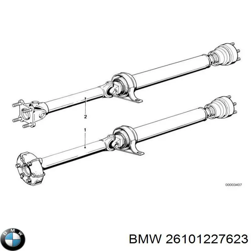 Cardán BMW 5 E34