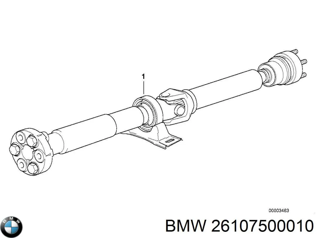 Árbol cardán BMW 26107500010 precio, desde 142,30 EUR