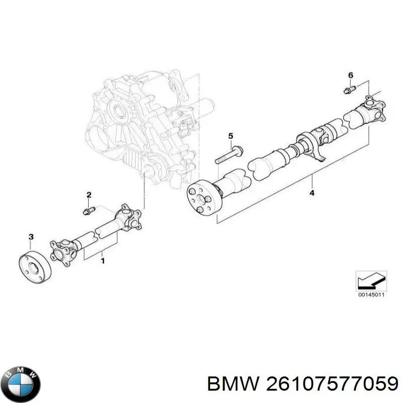 Cardán trasero BMW 26107577059 precio, desde 300,56 EUR