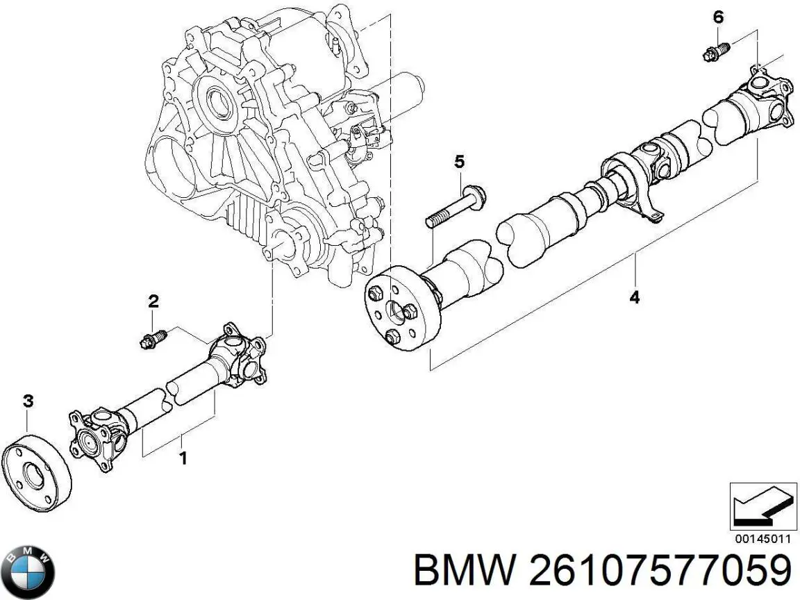 26107577059 BMW Árbol de transmisión