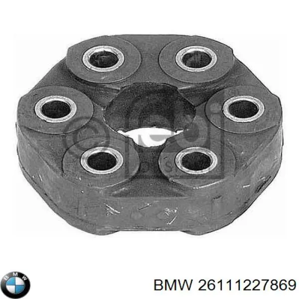 Acoplamiento elástico delantero del cardán BMW 26111227869