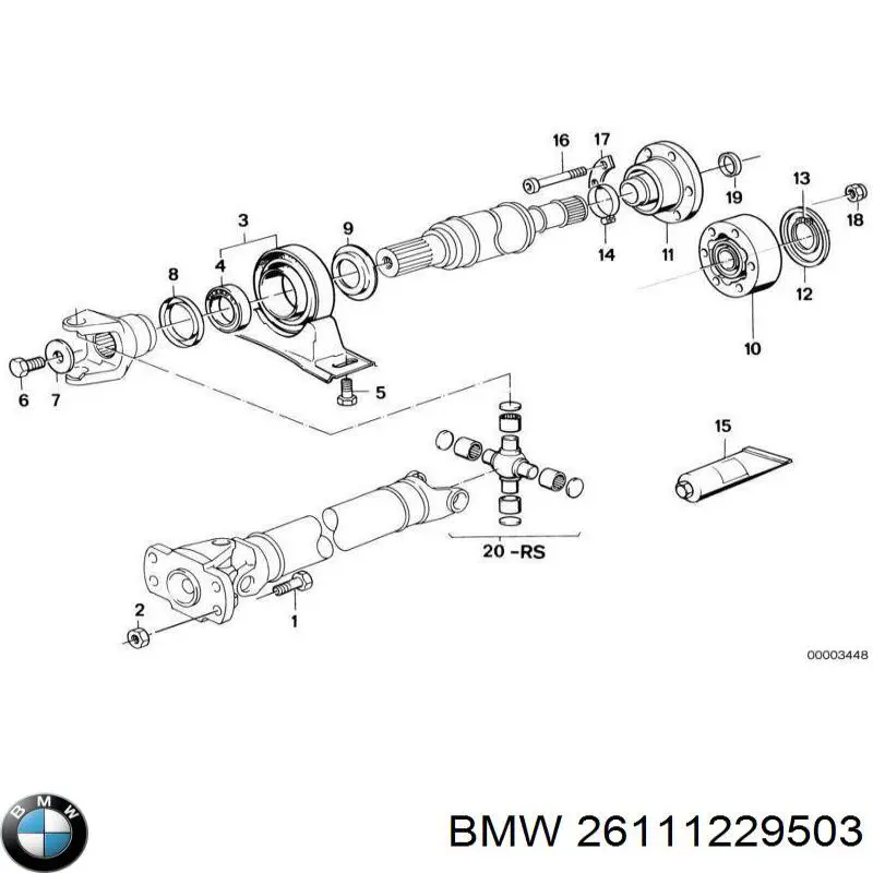 26111229503 BMW junta anular, inyector