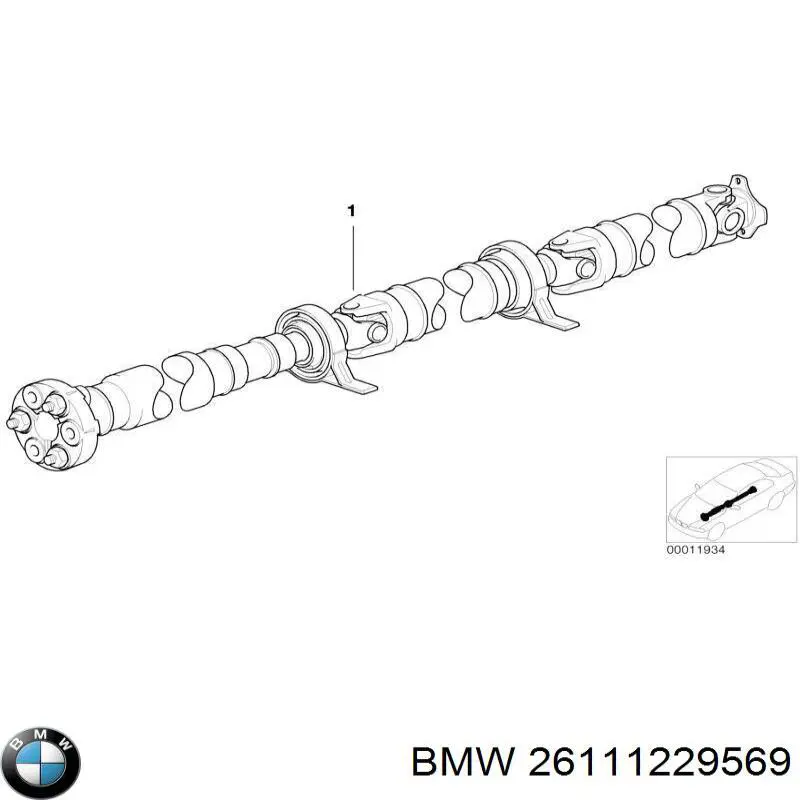 Árbol de transmisión BMW 1229569 precio, desde 181,50 EUR