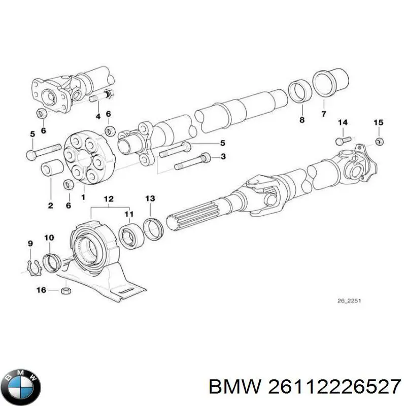 Comprar CBC8996 Jaguar Acoplamiento elástico delantero del cardán