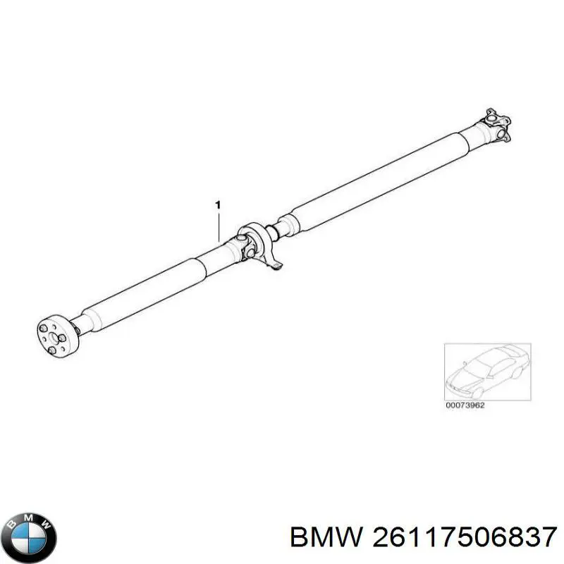 Árbol de transmisión BMW 26117506837 precio, desde 137,94 EUR