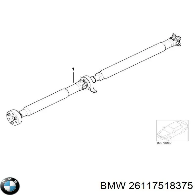 Árbol de transmisión BMW 26117518375 precio, desde 270,07 EUR
