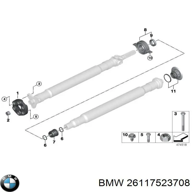 Comprar 26117523708 BMW 