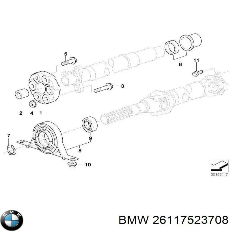  BMW 26117523708 precio, desde 6,99 EUR