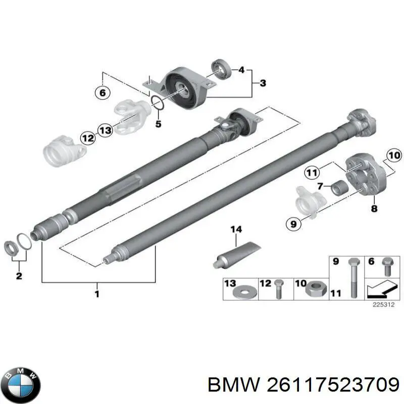 26117635643 BMW tornillo de culata