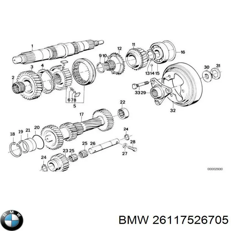 Tornillo de culata BMW 26117526705