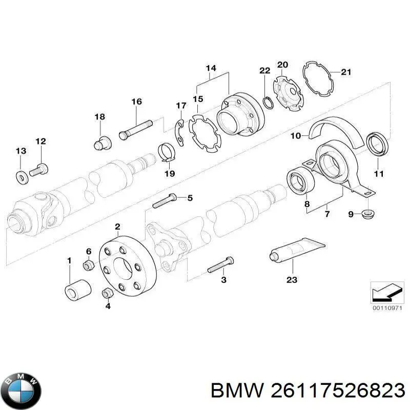 Junta homocinética del eje cardán trasero BMW 26117505223 precio, desde 324,99 EUR