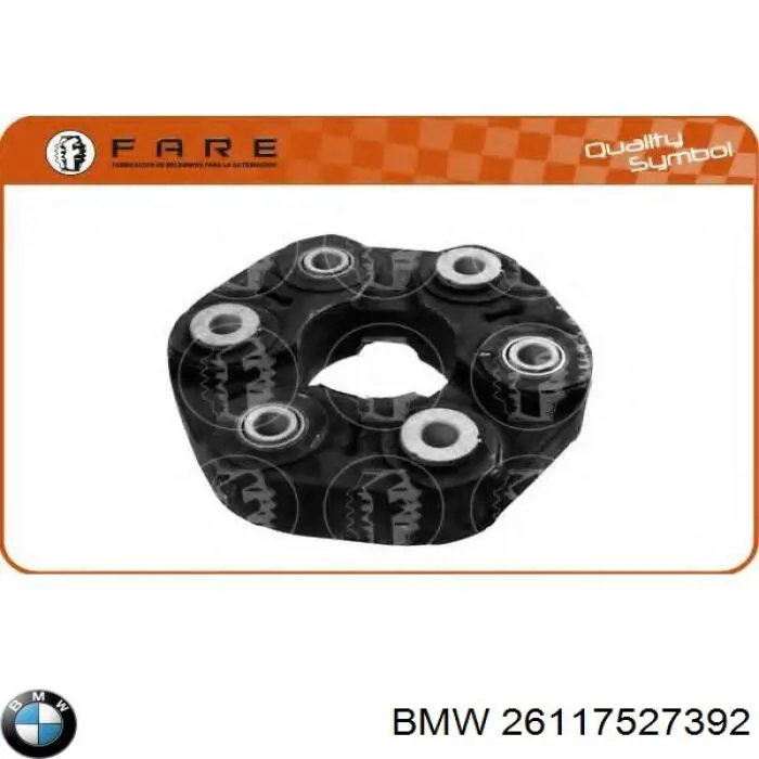 Comprar 26117527392 BMW Acoplamiento elástico trasero del cardán