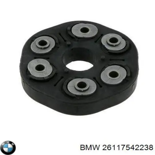 Acoplamiento elástico delantero del cardán 26117542238 BMW