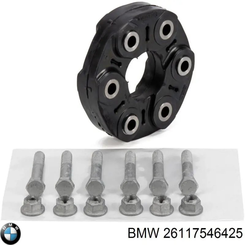 Acoplamiento elástico del cardán delantero/trasero BMW 26117546425