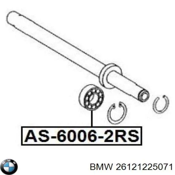 26121225071 BMW suspensión, árbol de transmisión