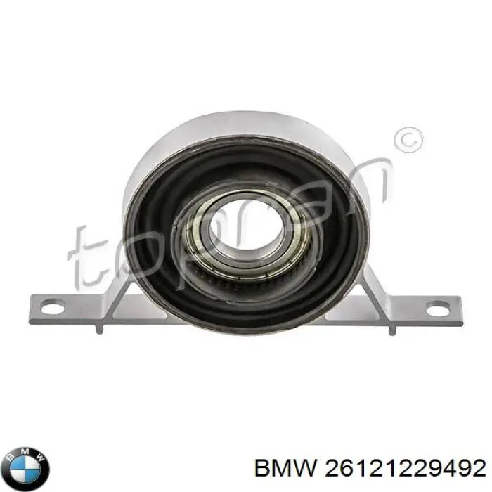 Rodamiento central del eje de transmisión 26121229492 BMW