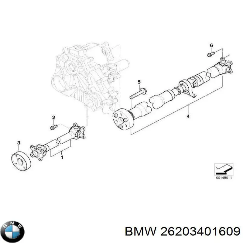 Árbol de transmisión delantero BMW 26203401609 precio, desde 152,99 EUR