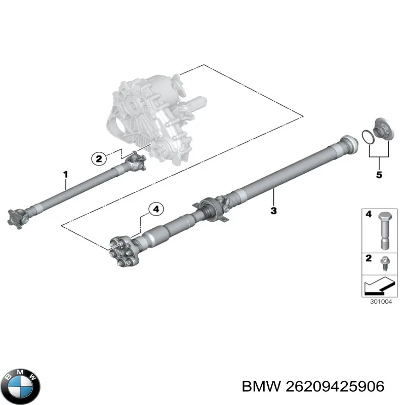Árbol de transmisión delantero BMW 26209425906 precio, desde 188,43 EUR