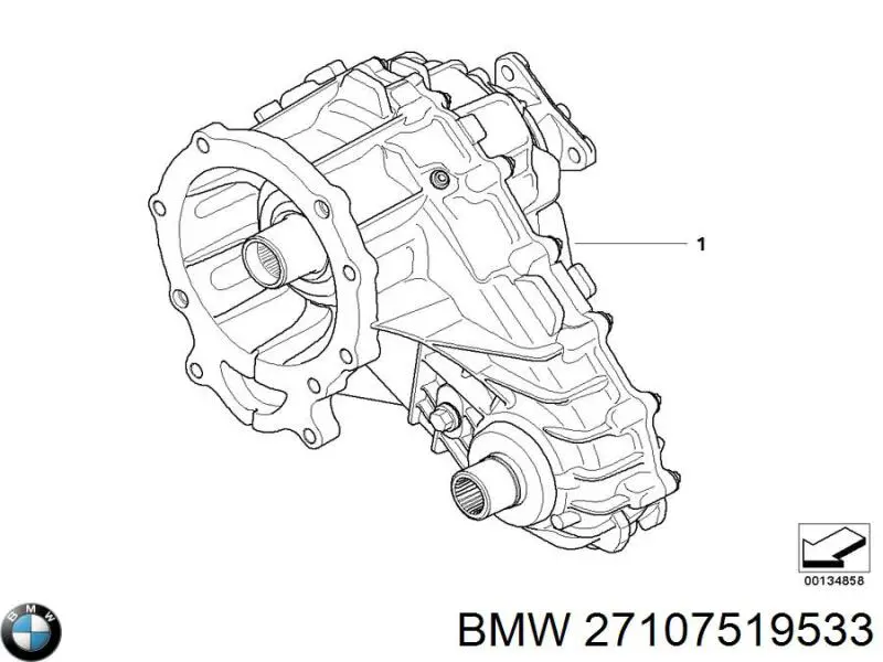 27107519533 BMW caja de transferencia