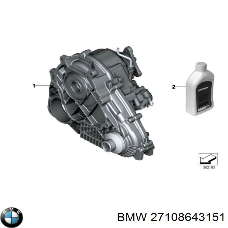 Comprar 27108643151 BMW Caja de transferencia