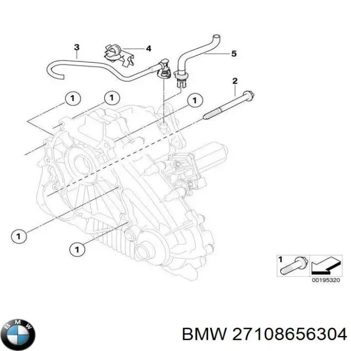 Válvula PCV BMW 27108656304 precio, desde 26,35 EUR