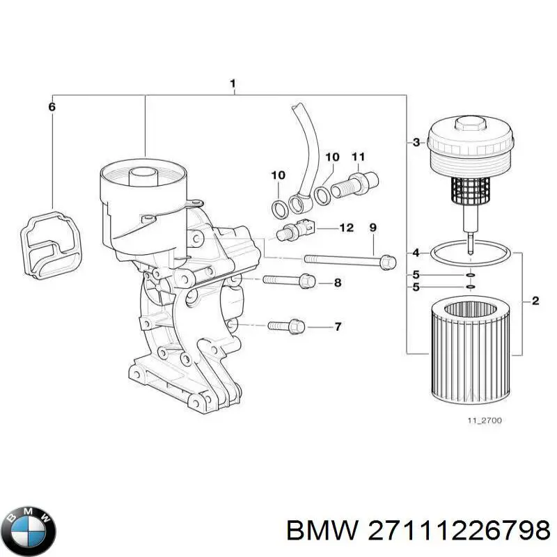 Tapón de llenado del eje trasero/delantero BMW 27111226798 precio, desde 13,01 EUR