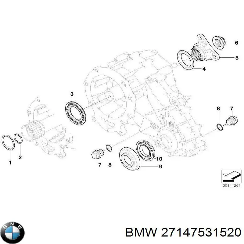 Anillo Reten Engranaje Distribuidor para BMW 3 (E46)