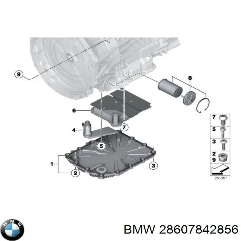 1051050002 Tcmatic Kit de servicio para cambio de aceite de transmisión automática