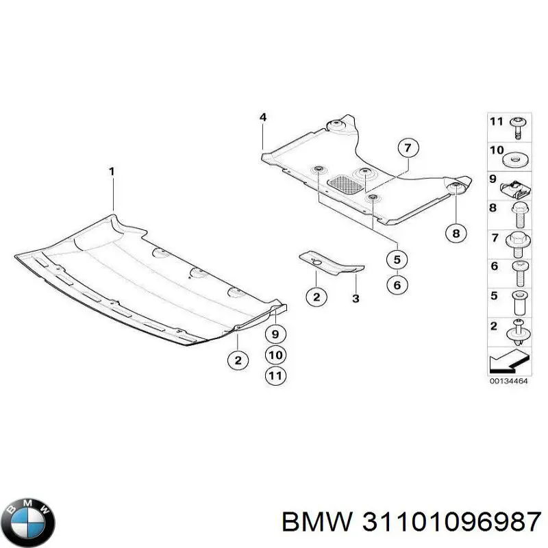 Perno de fijación del brazo inferior delantero BMW 31101096987 precio, desde 21,55 EUR