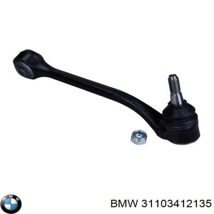 31103412135 BMW barra oscilante, suspensión de ruedas delantera, inferior izquierda