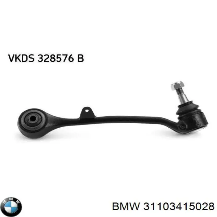 31103415028 BMW barra oscilante, suspensión de ruedas delantera, inferior derecha