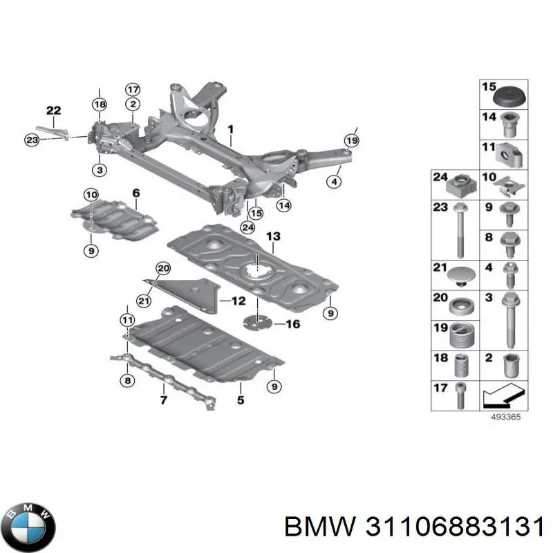 Comprar Puente delantero BMW 3  G20, G80, G28