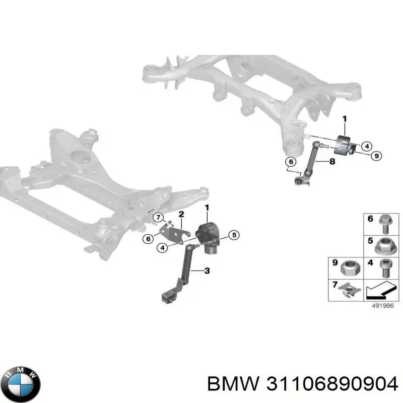 Comprar 31106890904 BMW Brazo inferior derecho de la suspensión delantera