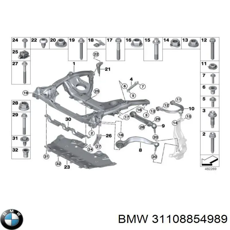 31108854989 BMW