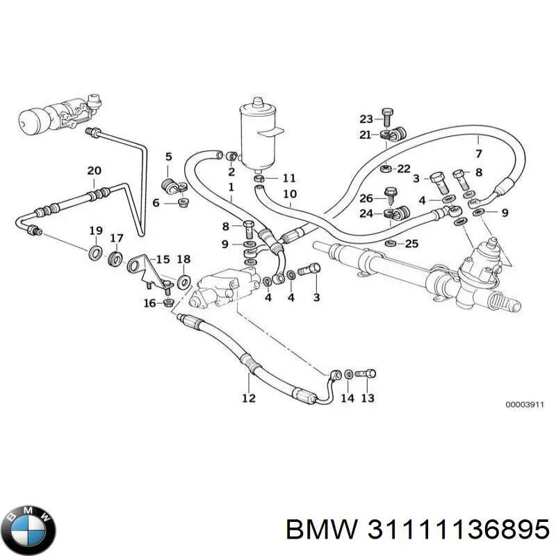  BMW 31111136895 precio, desde 1,88 EUR