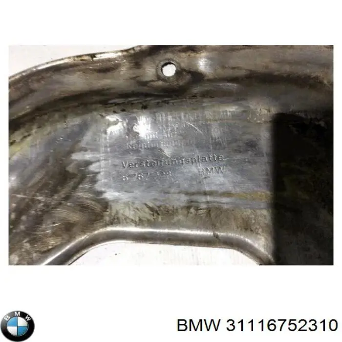 31116752310 BMW protección motor /empotramiento