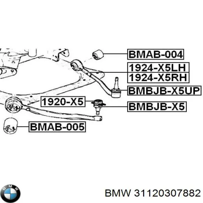 Comprar 31120307882 BMW Silentblock