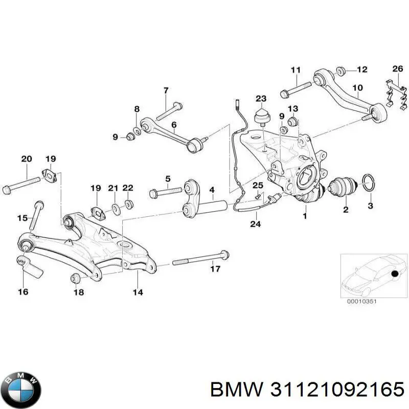  BMW 31121092165 precio, desde 15,38 EUR