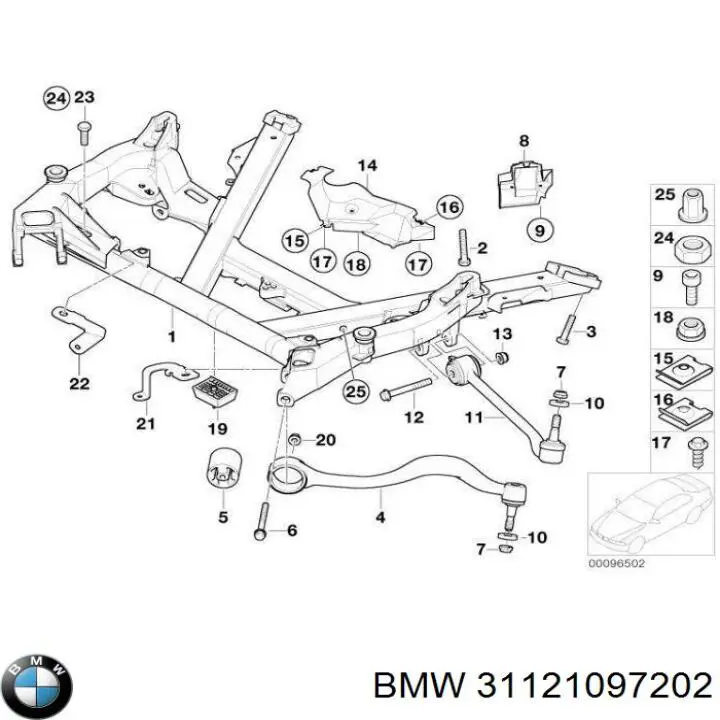  BMW 31121097202 precio, desde 22,31 EUR