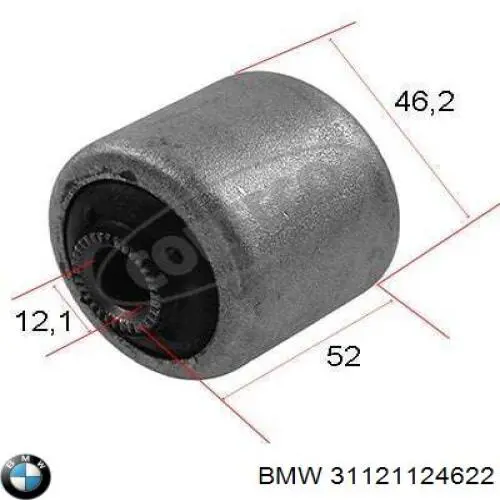 31121124622 BMW Silentblock de brazo de suspensión delantero inferior