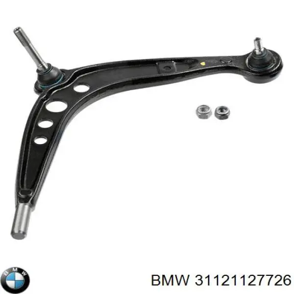 Brazo inferior derecho de la suspensión delantera 31121127726 BMW