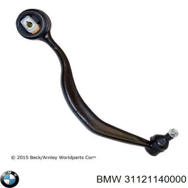 Brazo superior derecho de la suspensión delantera 31121140000 BMW