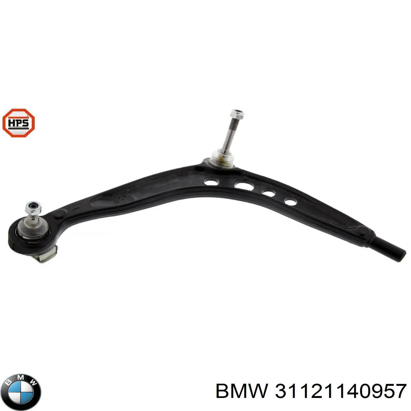 Brazo inferior izquierdo de la suspensión delantera 31121140957 BMW