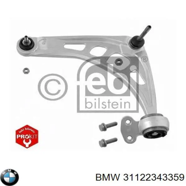 31122343359 BMW barra oscilante, suspensión de ruedas delantera, inferior izquierda